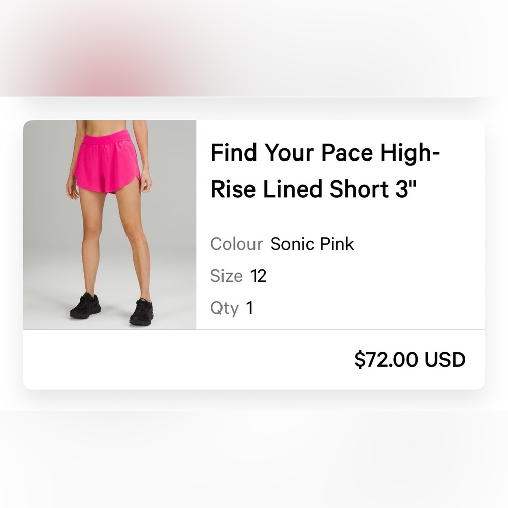 Find Your Pace High-Rise Lined Shorts - Sonic Pink
